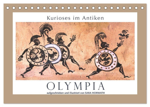 Kurioses im Antiken Olympia (Tischkalender 2027 DIN A5 quer), CALVENDO Monatskalender