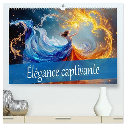 Élégance captivante (Calendrier mural haut de gamme 2027 DIN A2 vertical), CALVENDO calendrier mensuel
