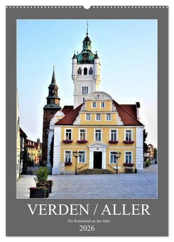 Verden - Aller (Wandkalender 2026 DIN A2 hoch), CALVENDO Monatskalender