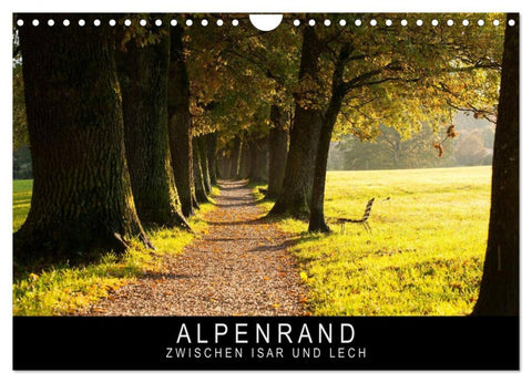 Alpenrand zwischen Isar und Lech (Wandkalender 2026 DIN A4 quer), CALVENDO Monatskalender