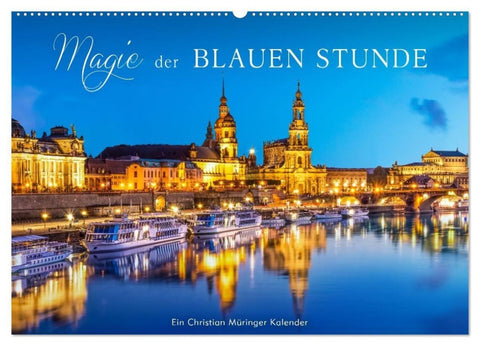 Magie der blauen Stunde (Wandkalender 2027 DIN A2 quer), CALVENDO Monatskalender
