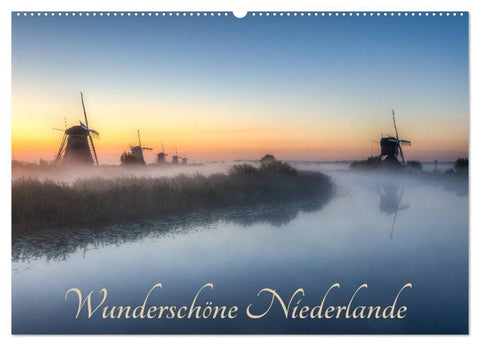 Wunderschöne Niederlande (Wandkalender 2027 DIN A2 quer), CALVENDO Monatskalender