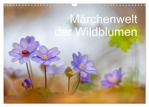Märchenwelt der Wildblumen (Wandkalender 2026 DIN A3 quer), CALVENDO Monatskalender