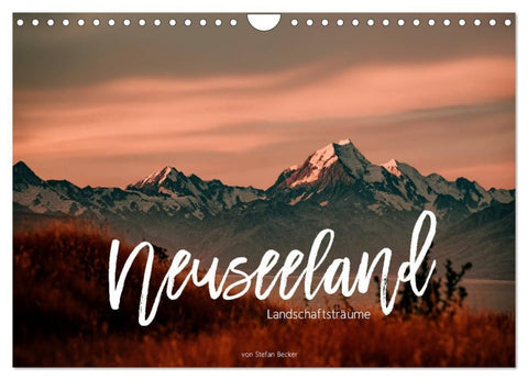 Neuseeland - Landschaftsträume (Wandkalender 2027 DIN A4 quer), CALVENDO Monatskalender