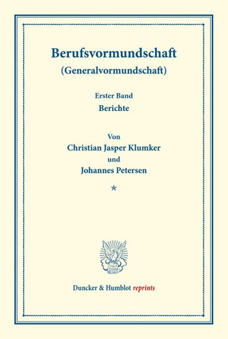 Berufsvormundschaft (Generalvormundschaft)