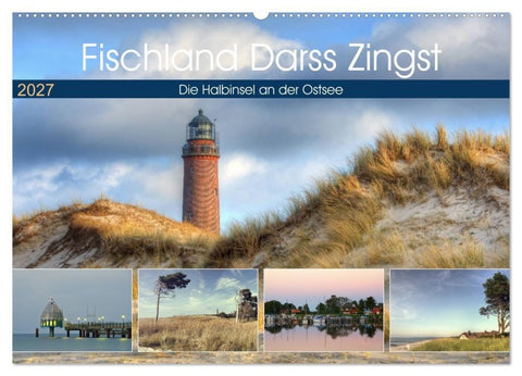 Fischland Darß Zingst - Die Halbinsel an der Ostsee (Wandkalender 2027 DIN A2 quer), CALVENDO Monatskalender