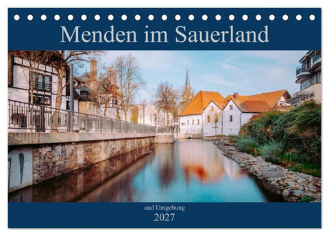 Menden im Sauerland und Umgebung (Tischkalender 2027 DIN A5 quer), CALVENDO Monatskalender