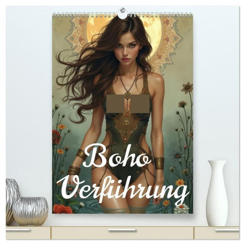 Boho Verführung (hochwertiger Premium Wandkalender 2027 DIN A2 hoch), Kunstdruck in Hochglanz