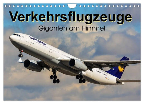 Verkehrsflugzeuge (Wandkalender 2026 DIN A4 quer), CALVENDO Monatskalender