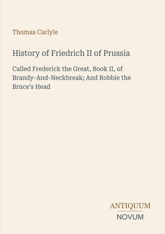 History of Friedrich II of Prussia