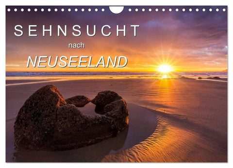 Sehnsucht nach Neuseeland (Wandkalender 2027 DIN A4 quer), CALVENDO Monatskalender