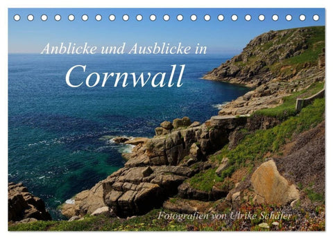 Anblicke und Ausblicke in Cornwall (Tischkalender 2027 DIN A5 quer), CALVENDO Monatskalender