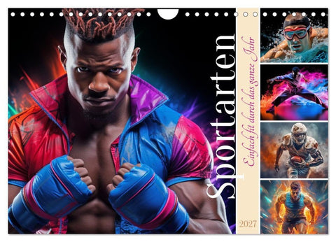 Sportarten (Wandkalender 2027 DIN A4 quer), CALVENDO Monatskalender