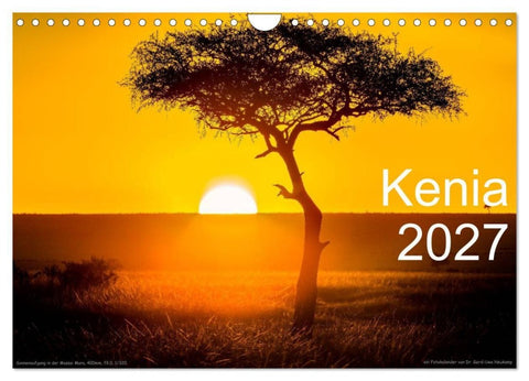 Kenia 2027 (Wandkalender 2027 DIN A4 quer), CALVENDO Monatskalender