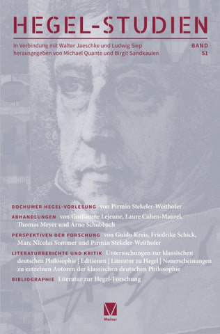 Hegel-Studien Band 51