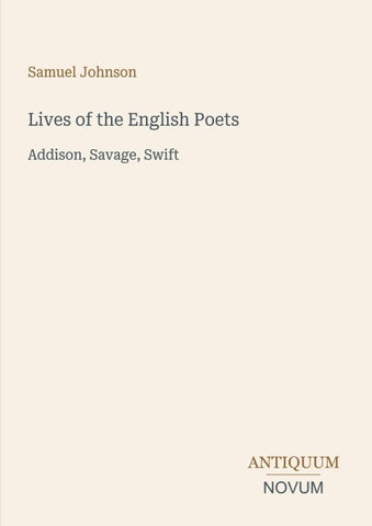Lives of the English Poets