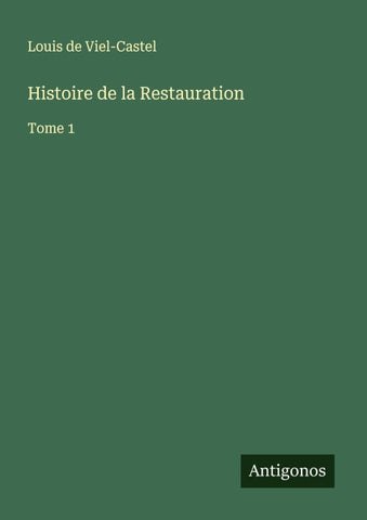 Histoire de la Restauration