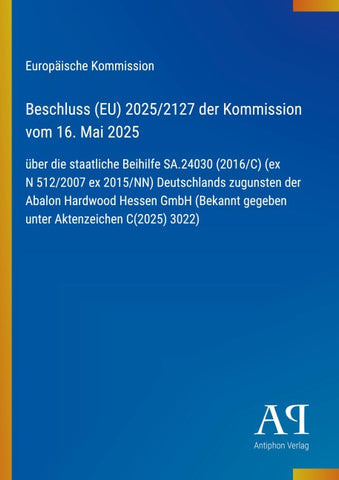 Beschluss (EU) 2025/2127 der Kommission vom 16. Mai 2025