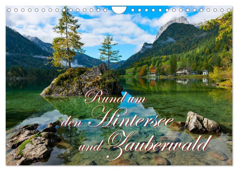 Rund um den Hintersee und Zauberwald (Wandkalender 2027 DIN A4 quer), CALVENDO Monatskalender