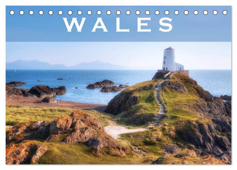 Wales (Tischkalender 2027 DIN A5 quer), CALVENDO Monatskalender