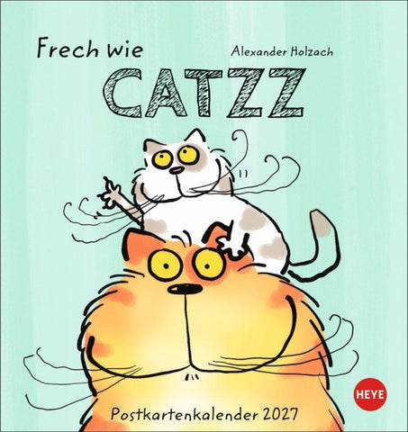 Catzz Postkartenkalender 2027