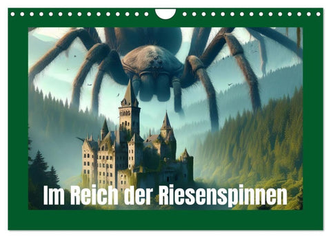 Im Reich der Riesenspinnen (Wandkalender 2027 DIN A4 quer), CALVENDO Monatskalender