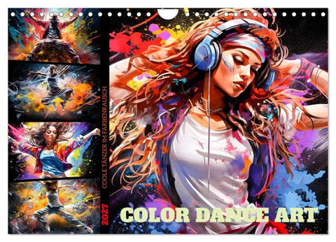 Color Dance Art (Wandkalender 2027 DIN A4 quer), CALVENDO Monatskalender