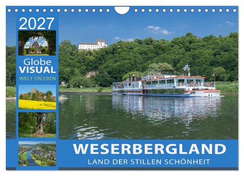 WESERBERGLAND - Land der stillen Schönheit (Wandkalender 2027 DIN A4 quer), CALVENDO Monatskalender