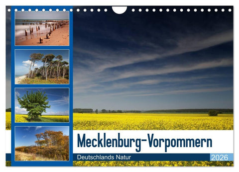 Mecklenburg-Vorpommern (Wandkalender 2026 DIN A4 quer), CALVENDO Monatskalender