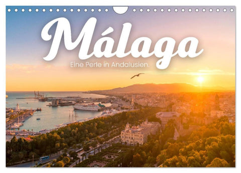 Málaga - Eine Perle in Andalusien. (Wandkalender 2026 DIN A4 quer), CALVENDO Monatskalender