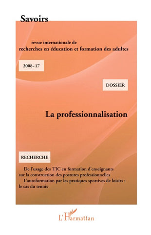 La professionnalisation
