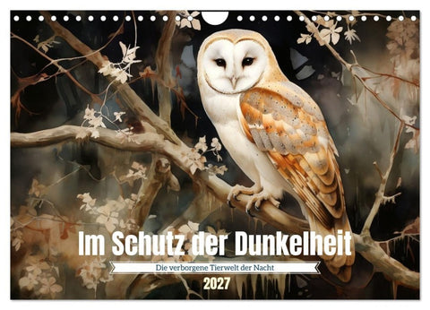 Im Schutz der Dunkelheit (Wandkalender 2027 DIN A4 quer), CALVENDO Monatskalender