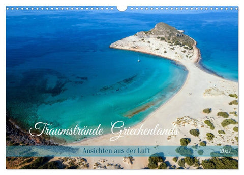 Traumstrände Griechenlands (Wandkalender 2027 DIN A3 quer), CALVENDO Monatskalender