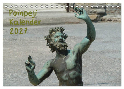 Pompeji-Kalender (Tischkalender 2027 DIN A5 quer), CALVENDO Monatskalender