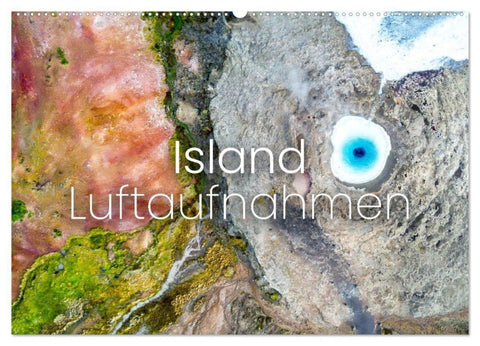 Island Luftaufnahmen (Wandkalender 2027 DIN A2 quer), CALVENDO Monatskalender