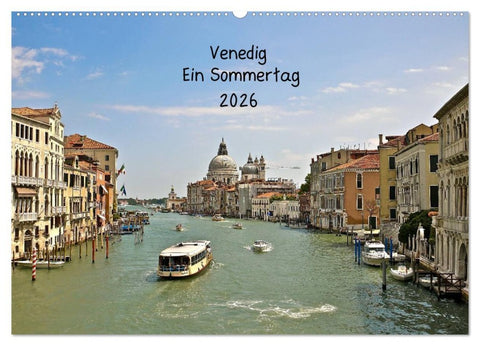 Venedig 2026 (Wandkalender 2026 DIN A2 quer), CALVENDO Monatskalender