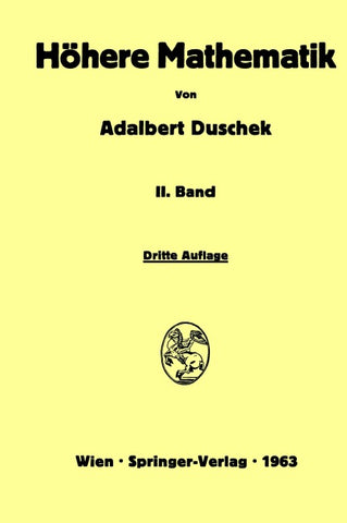 Vorlesungen über höhere Mathematik