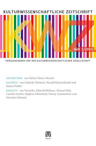 Kulturwissenschaftliche Zeitschrift 2023/1