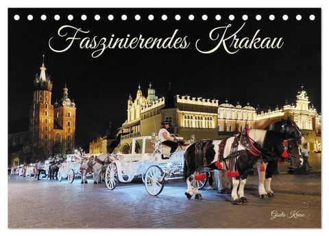 Faszinierendes Krakau (Tischkalender 2027 DIN A5 quer), CALVENDO Monatskalender