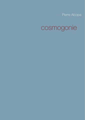 Cosmogonie