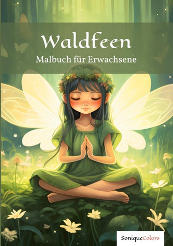 Waldfeen – Malbuch für Erwachsene