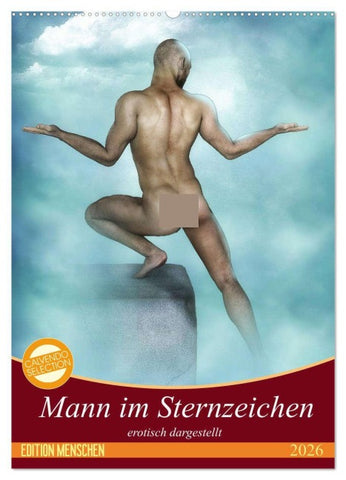 Mann im Sternzeichen (Wandkalender 2026 DIN A2 hoch), CALVENDO Monatskalender