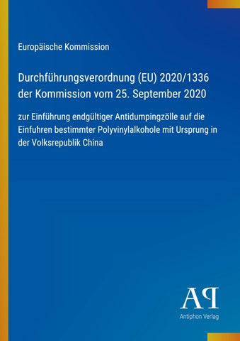 Durchführungsverordnung (EU) 2020/1336 der Kommission vom 25. September 2020