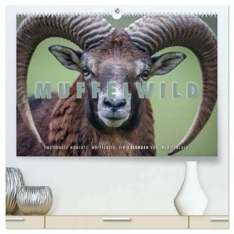 Emotionale Momente: Muffelwild. (hochwertiger Premium Wandkalender 2027 DIN A2 quer), Kunstdruck in Hochglanz