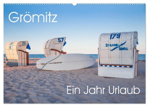 Grömitz - Ein Jahr Urlaub (Wandkalender 2027 DIN A2 quer), CALVENDO Monatskalender