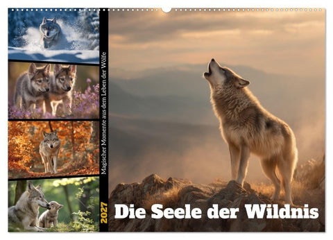 Die Seele der Wildnis (Wandkalender 2027 DIN A2 quer), CALVENDO Monatskalender