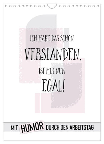 Mit Humor durch den Arbeitstag (Wandkalender 2026 DIN A4 hoch), CALVENDO Monatskalender