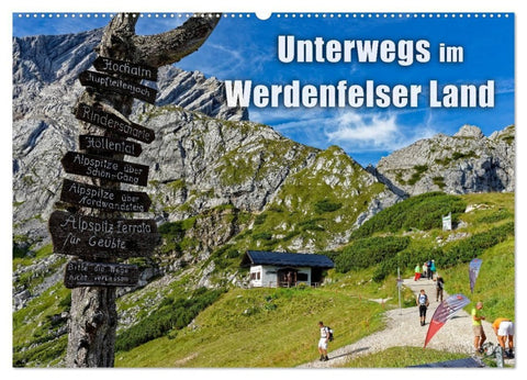 Unterwegs im Werdenfelser Land (Wandkalender 2027 DIN A2 quer), CALVENDO Monatskalender