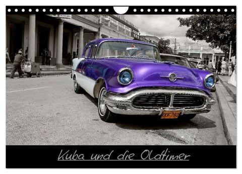 Kuba und die Oldtimer (Wandkalender 2027 DIN A4 quer), CALVENDO Monatskalender