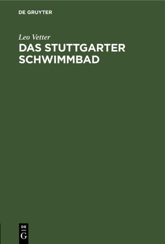 Das Stuttgarter Schwimmbad
